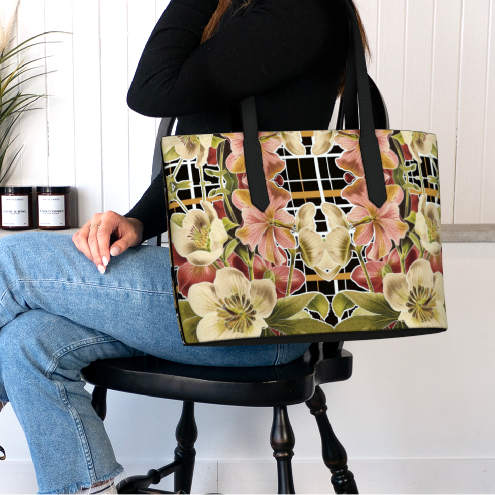 Botanica Plaid No. 1 Vegan Leather Tote