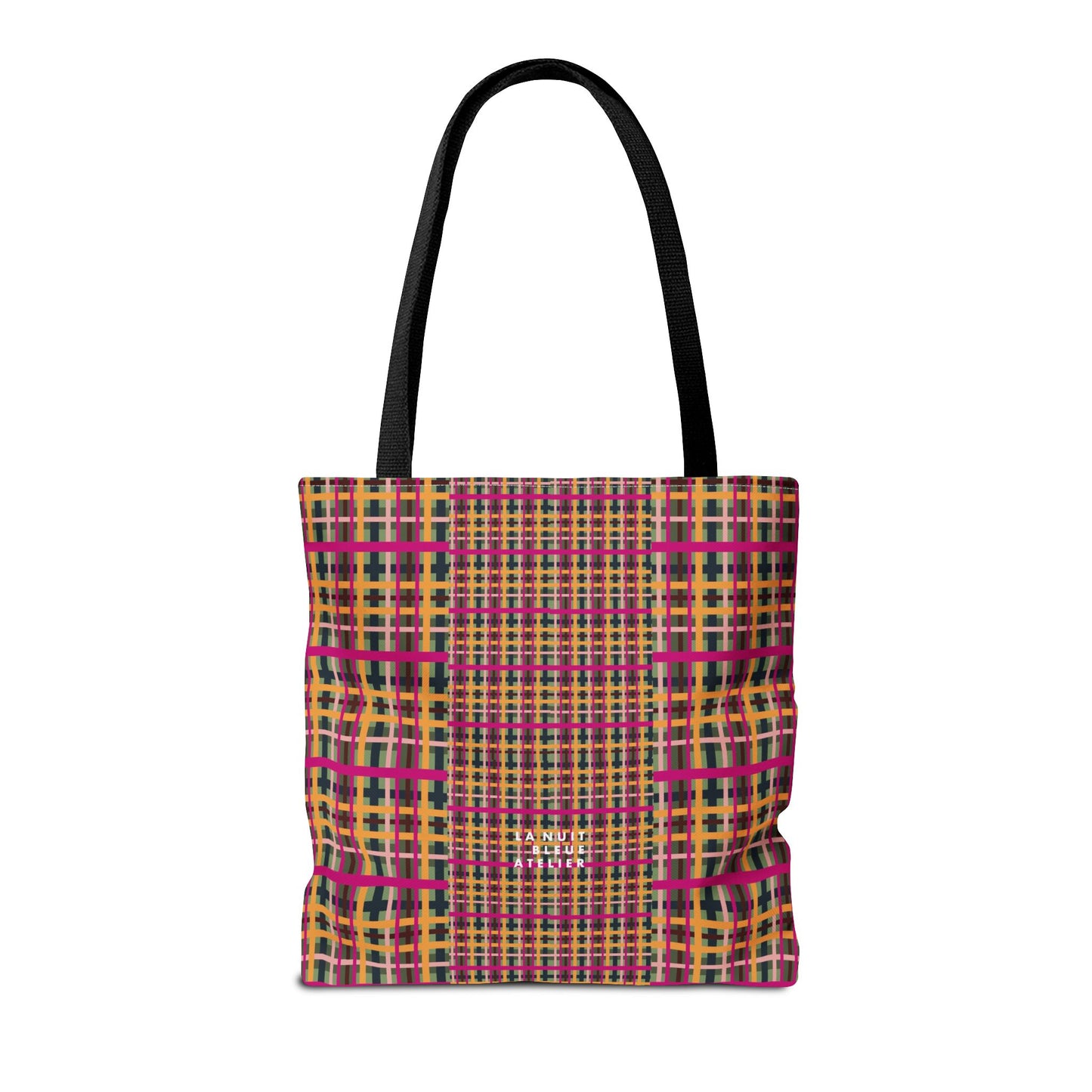Fuchsia Plaid Everyday Tote
