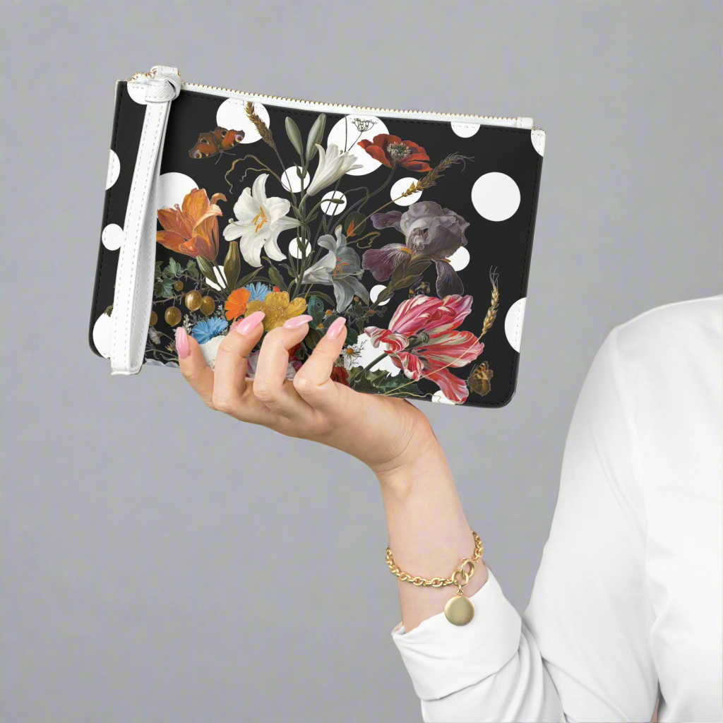 Dutch Redux No. 3 Pop Vegan Leather Wristlet