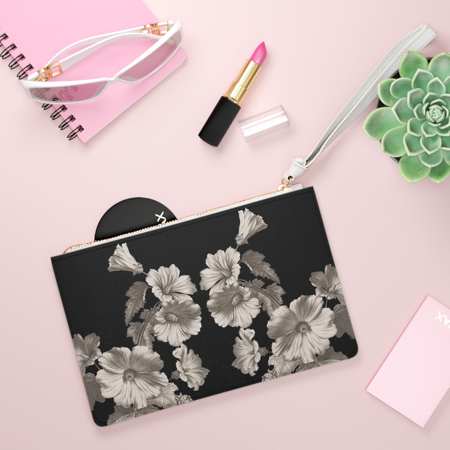 Noir Botanica No. 1.2 Vegan Leather Wristlet