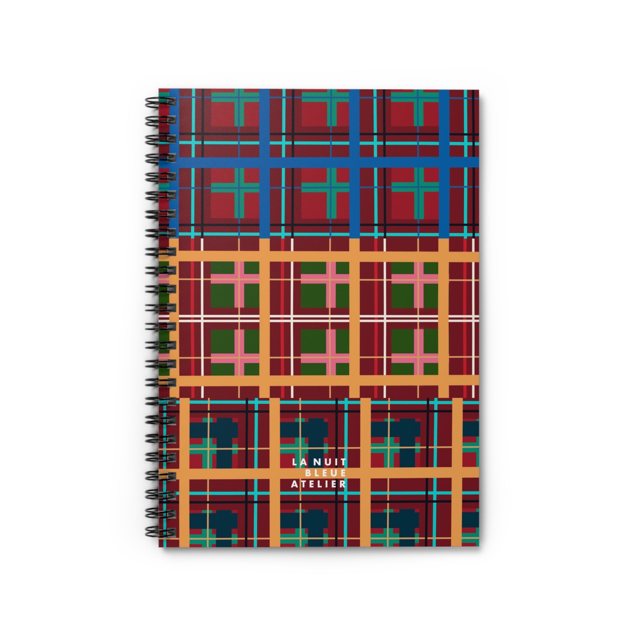 Multi Plaid No. 1 Spiral Notebook