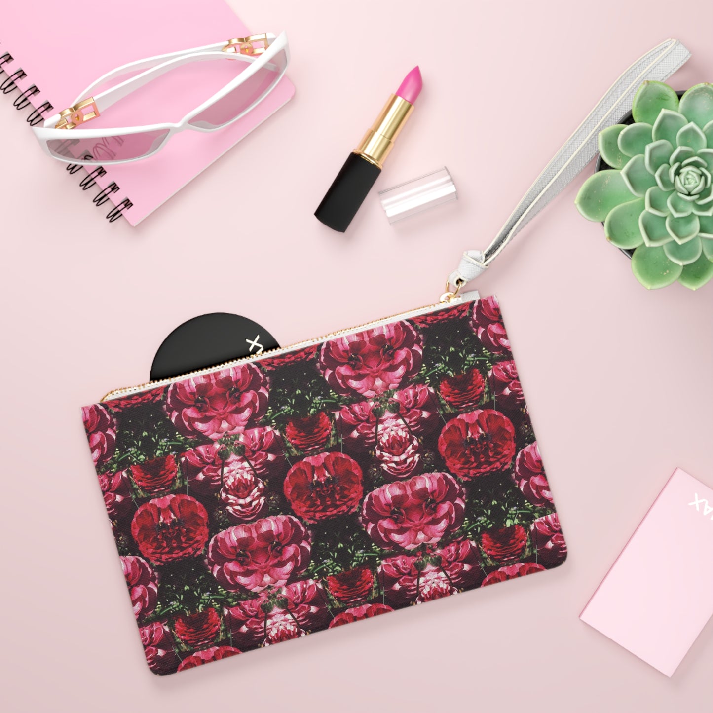 Floralis No. 25 Vegan Leather Wristlet
