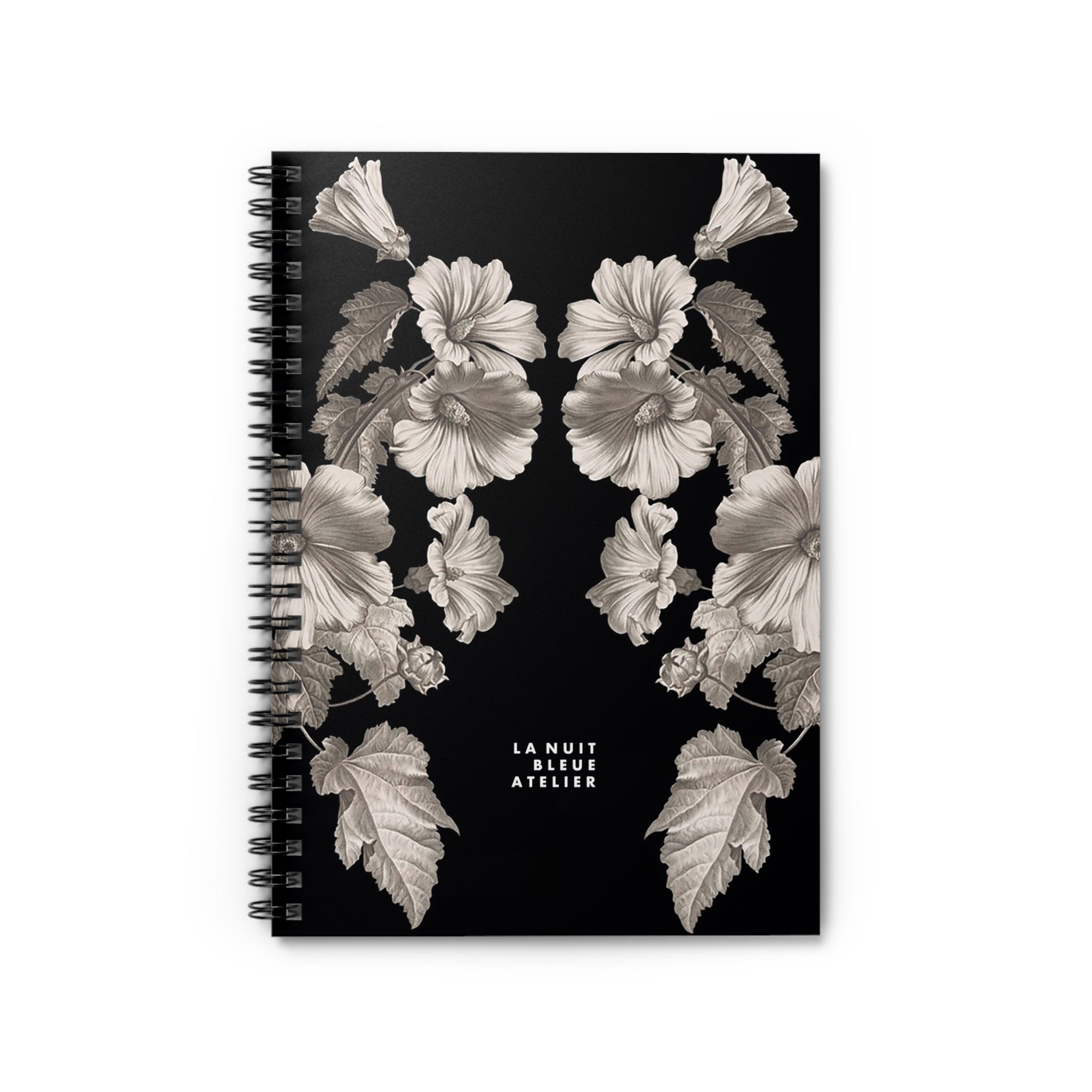 Noir Botanica No. 1.2 Spiral Notebook