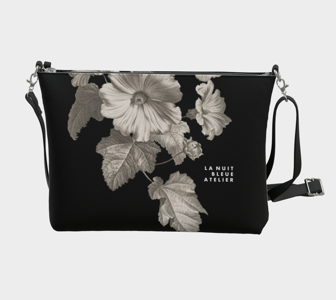 Noir Botanica No. 1 Vegan Leather Crossbody Purse