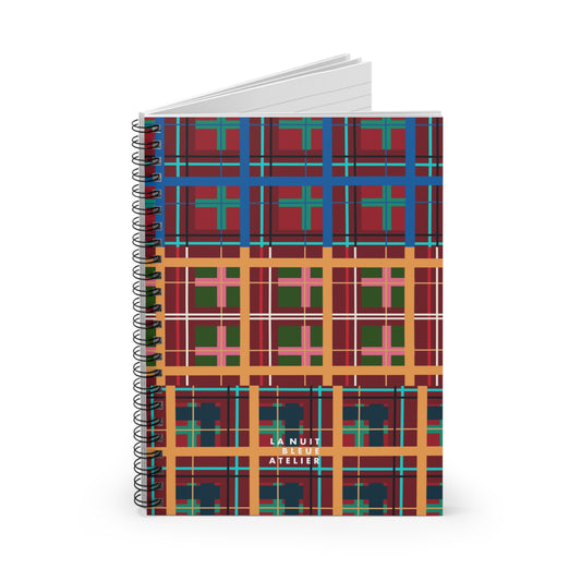 Multi Plaid No. 1 Spiral Notebook