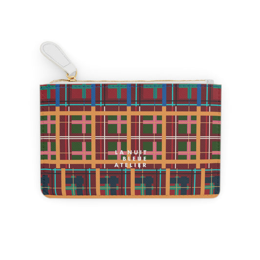 Multi Plaid No. 1 Mini Vegan Wallet