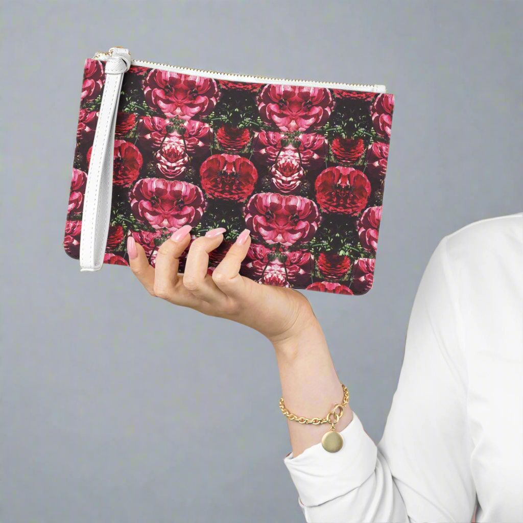 Floralis No. 25 Vegan Leather Wristlet