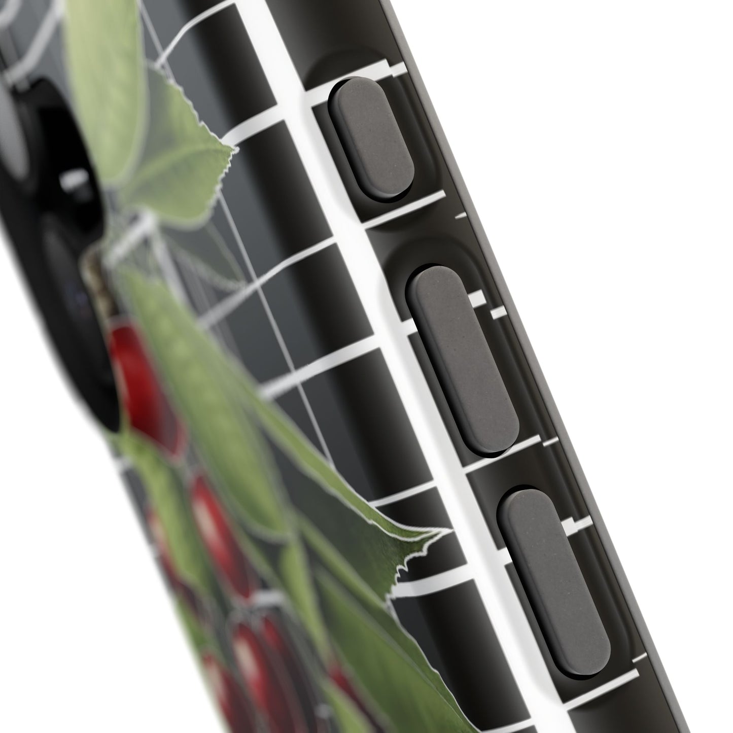 Cherry Plaid Impact-Resistant Phone Case