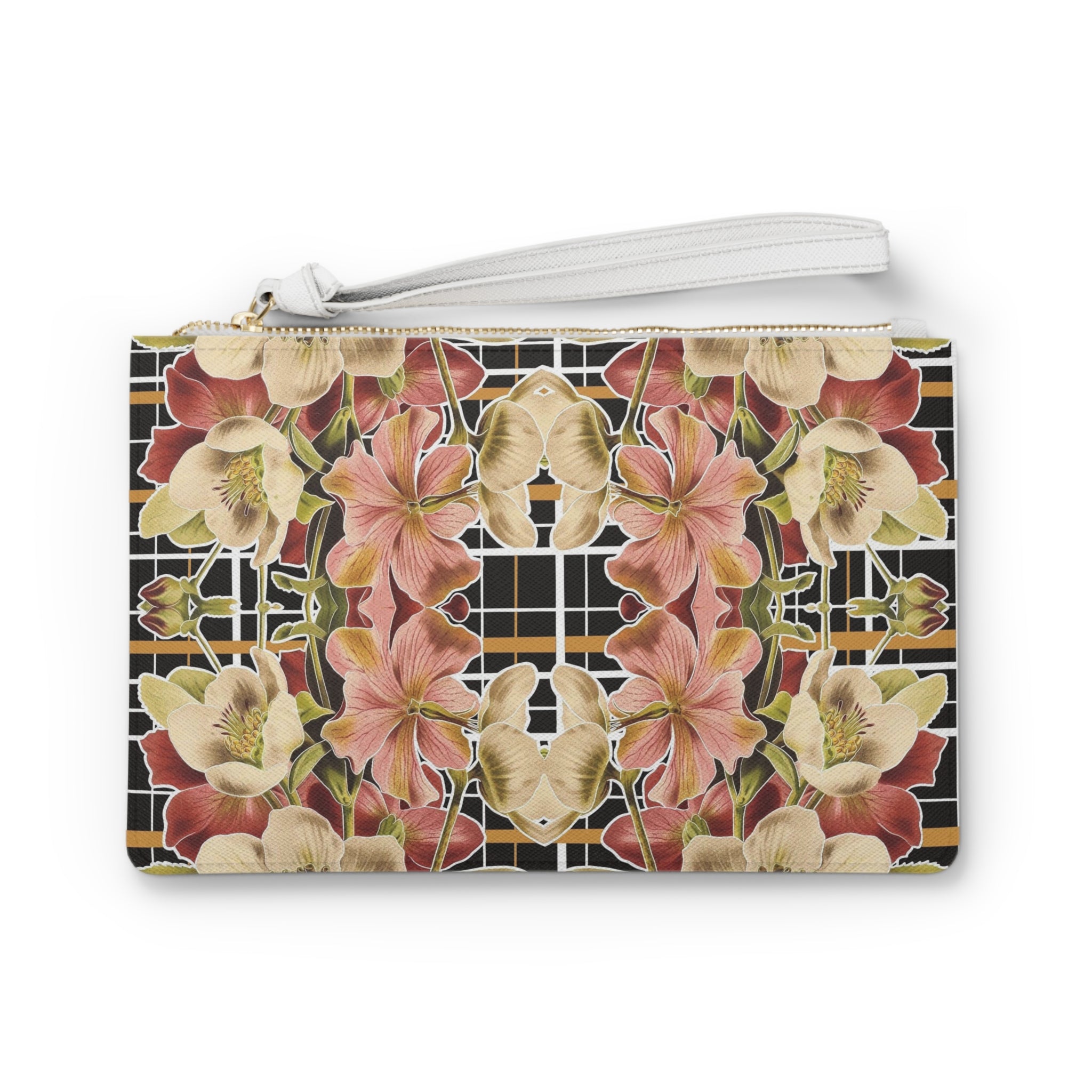 Botanica Plaid No. 1 Vegan Leather Wristlet