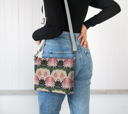 Floralis No. 26 Vegan Leather Crossbody Purse