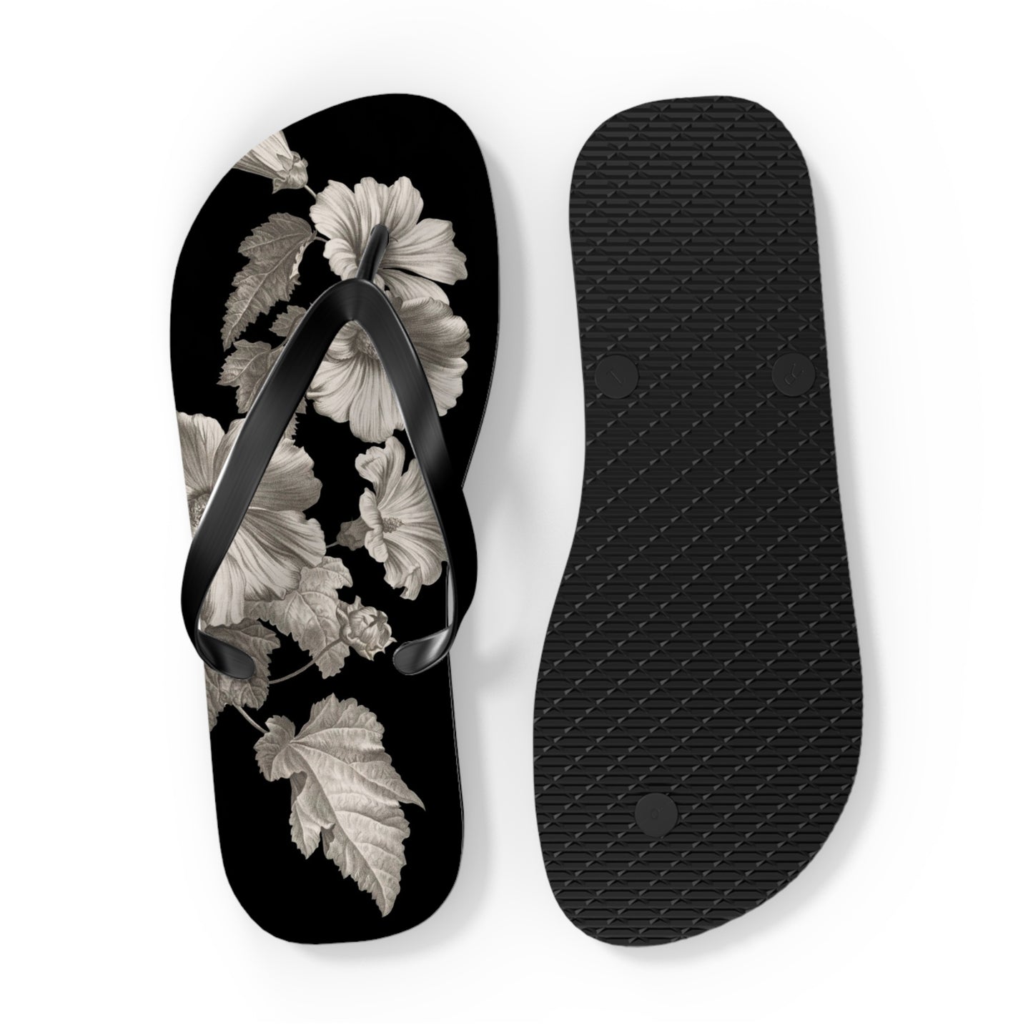 Noir Botanica No. 1 Flip Flops