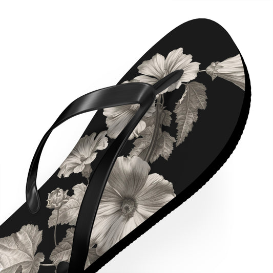 Noir Botanica No. 1 Flip Flops