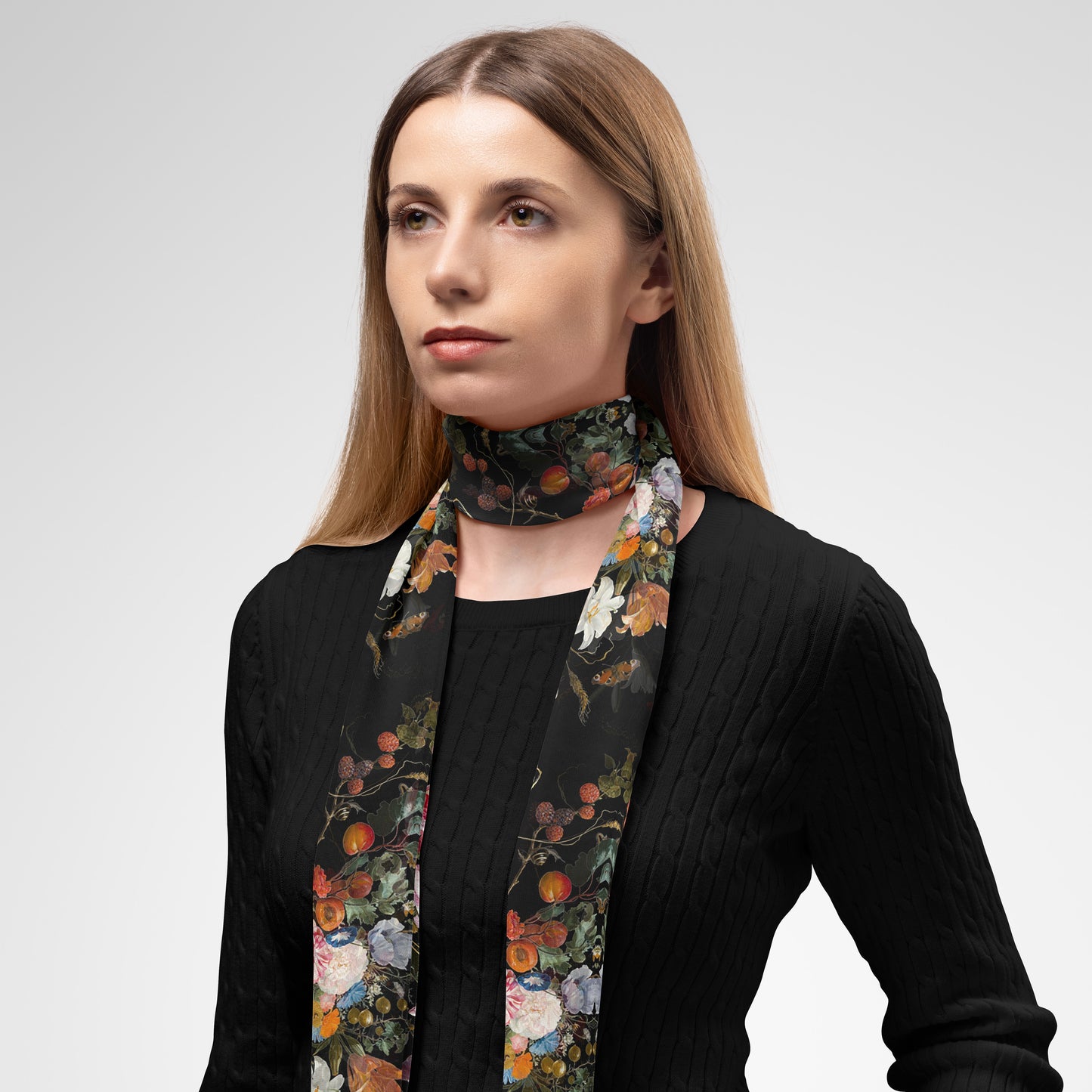 Dutch Redux No. 3 Chiffon Long Scarf