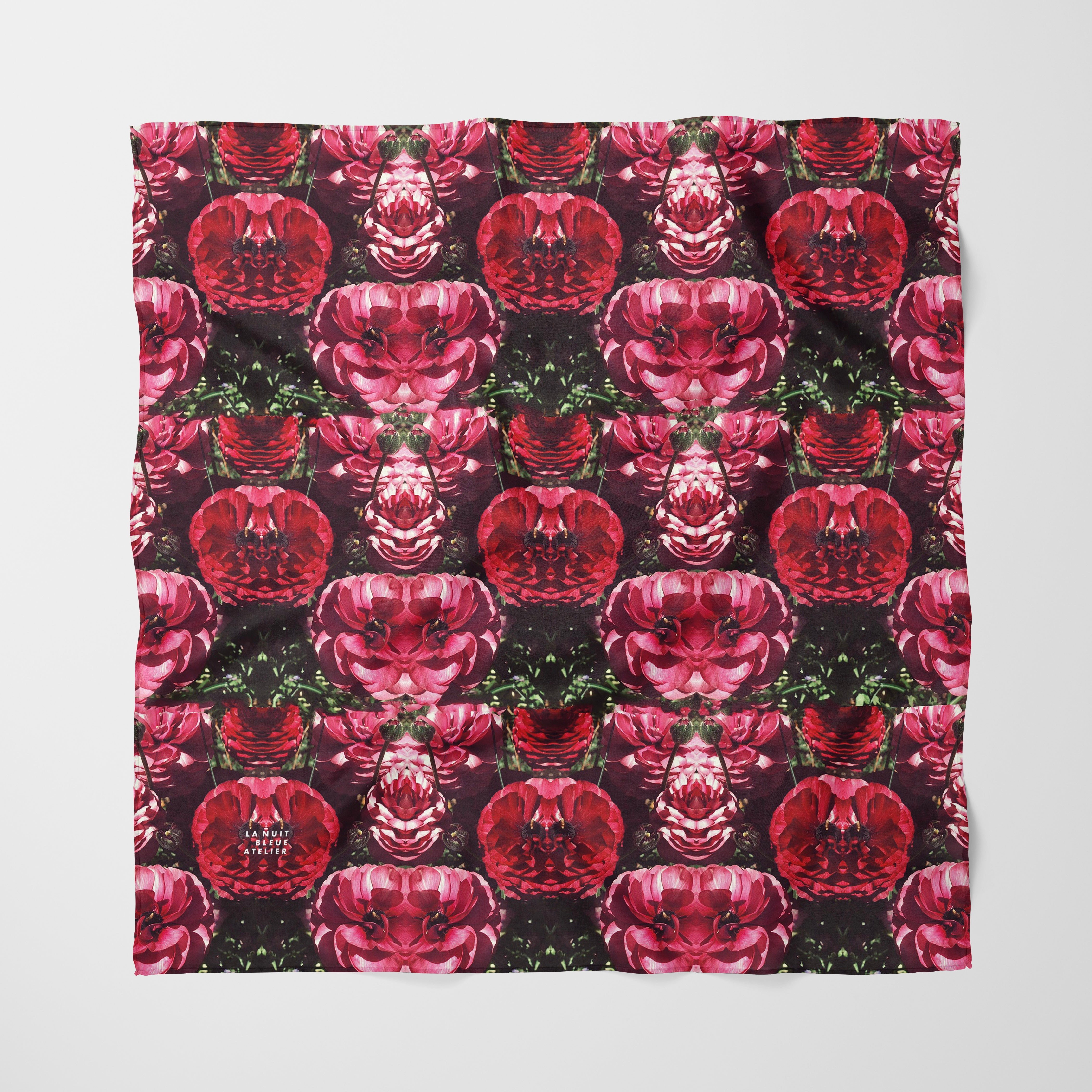 Floralis No. 25 Chiffon Square Scarf