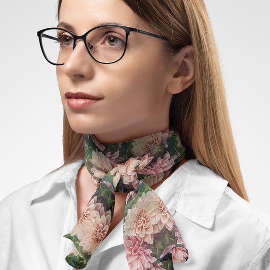 Floralis No. 26 Chiffon Long Scarf