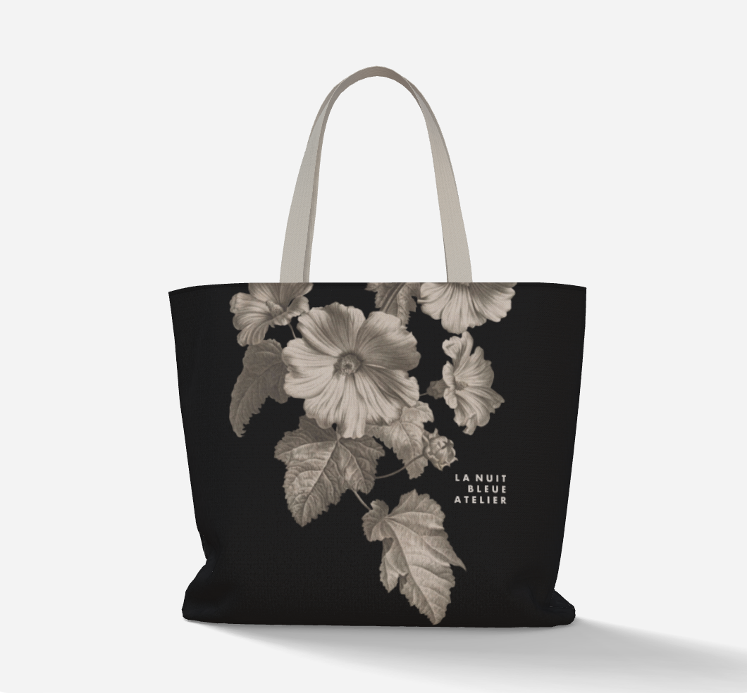 Noir Botanica No. 1 Everyday Market Tote