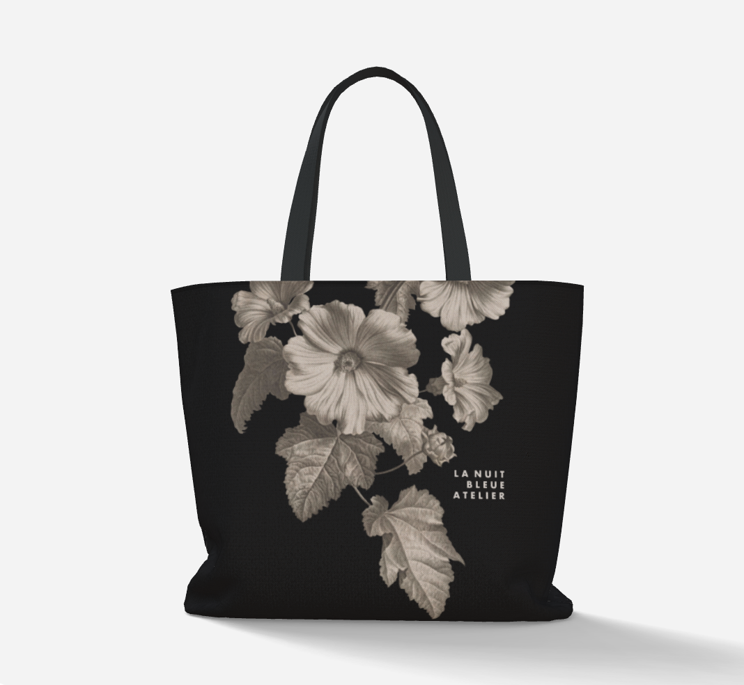 Noir Botanica No. 1 Everyday Market Tote