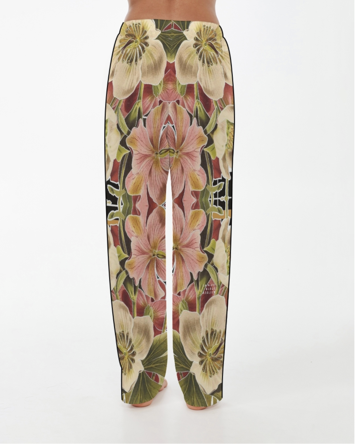 Botanica Plaid No. 1 Women's Silky Satin Pajama Pants