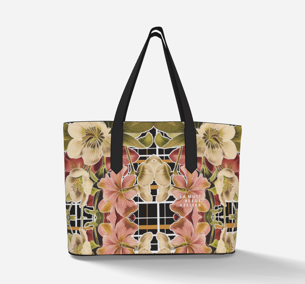Botanica Plaid No. 1 Vegan Leather Tote