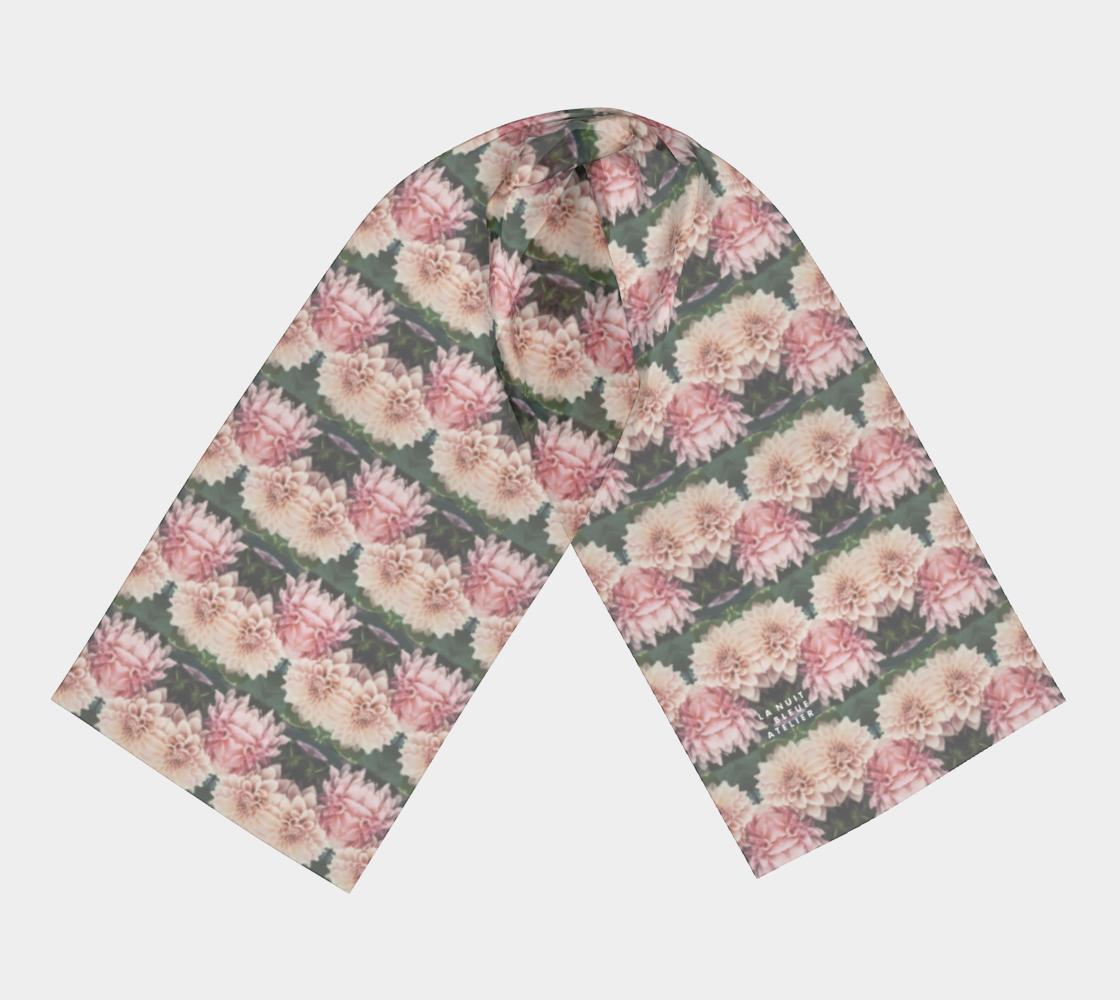 Floralis No. 26 Chiffon Long Scarf