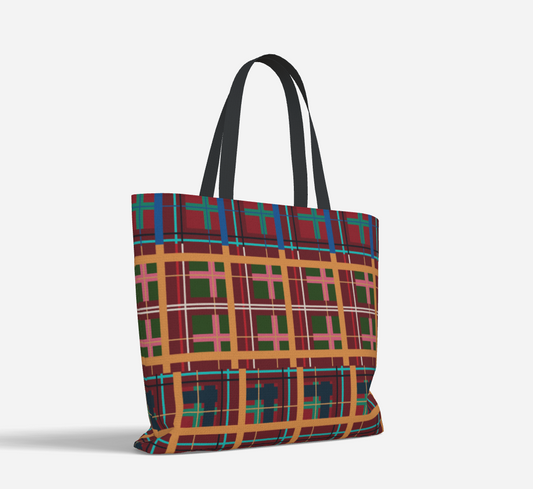 Multi Plaid No. 1 Everyday Market Tote