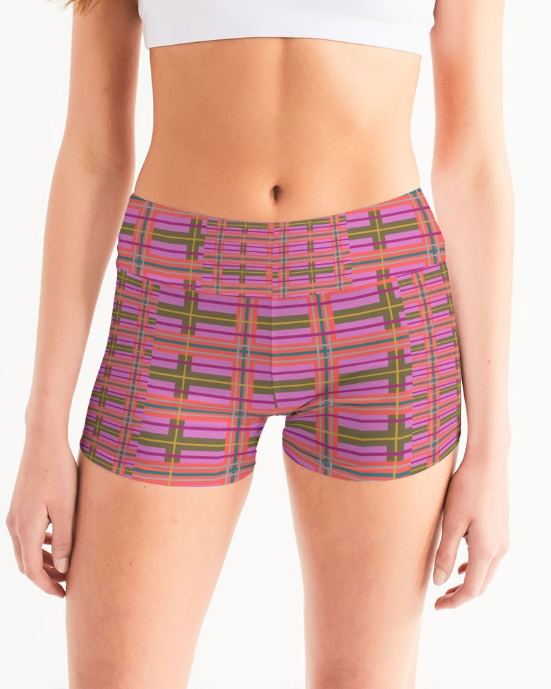 That Plaid Life | Women's Yoga Shorts