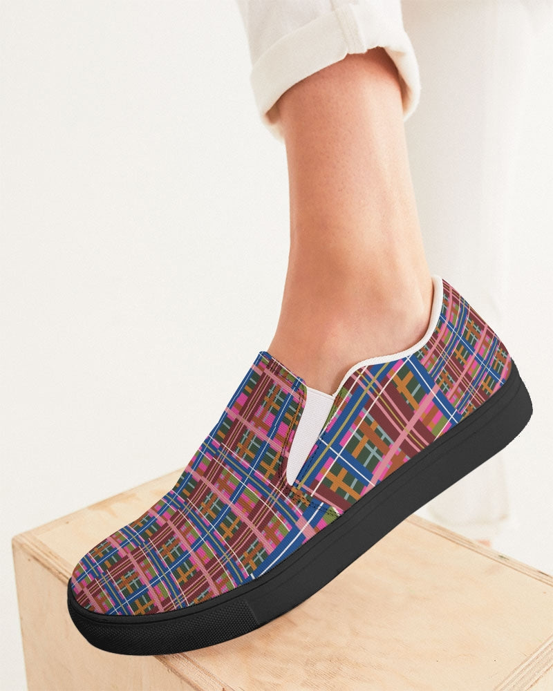 That Plaid Life | Women's Slip-On Canvas Shoes
