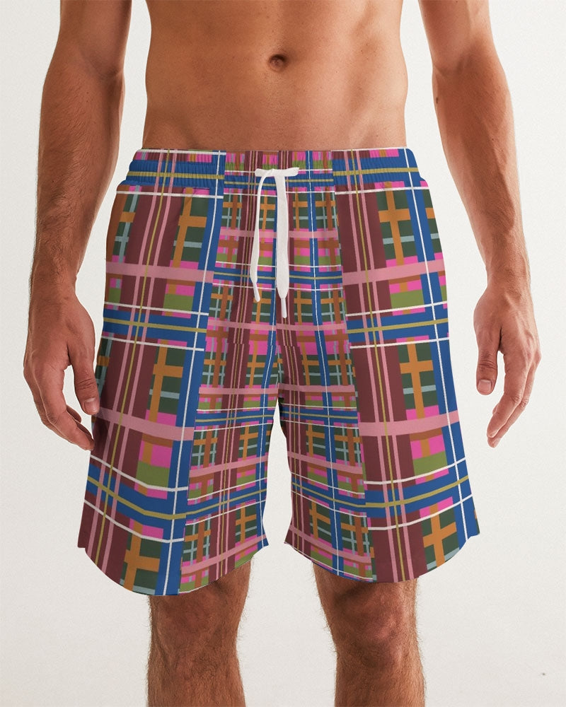 That Plaid Life| Men's Swim Trunks