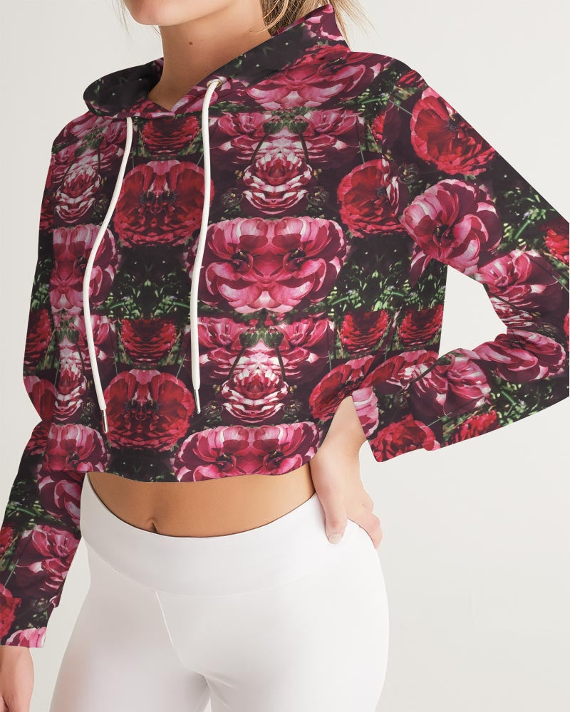 Floralis | Women's Crop Hoodies