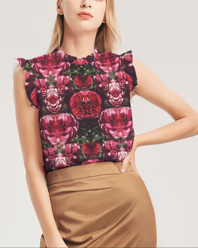 Floralis | Women's Ruffle Sleeve Tops