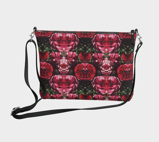 Floralis No. 25 Vegan Leather Crossbody Purse