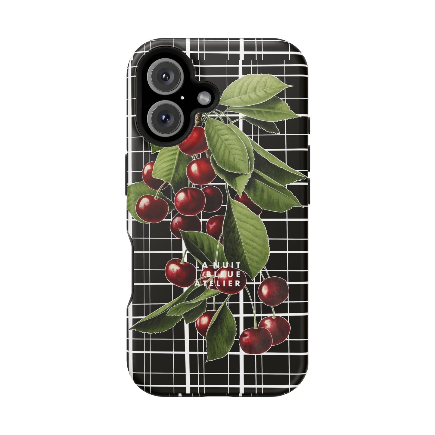Cherry Plaid Impact-Resistant Phone Case