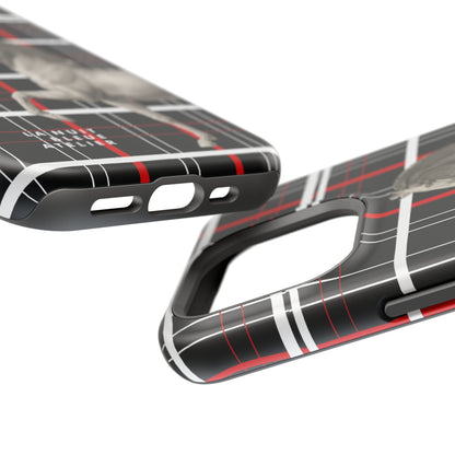 Plaid Horse Impact-Resistant Phone Case