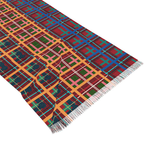 Multi Plaid No. 1 Lightweight Shawl