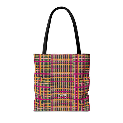 Fuchsia Plaid Everyday Tote
