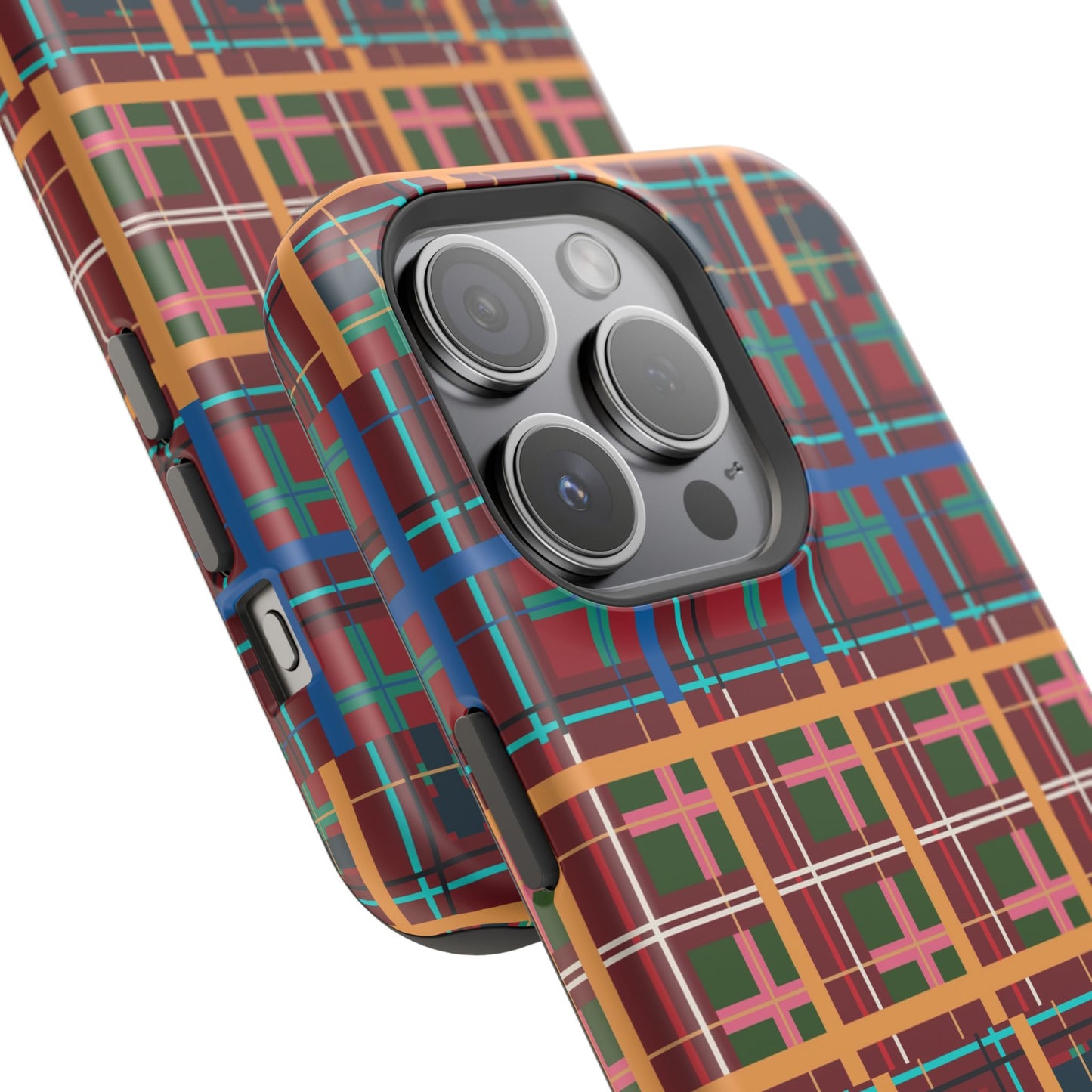 Multi Plaid No. 1 Impact-Resistant Phone Case
