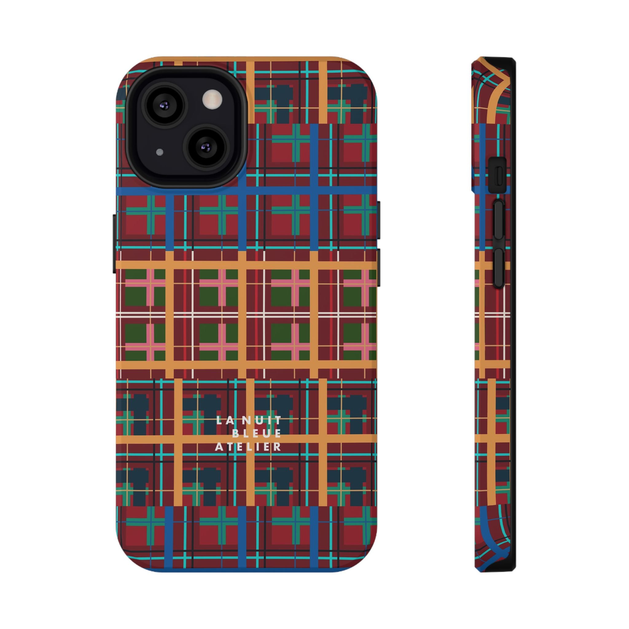 Multi Plaid No. 1 Impact-Resistant Phone Case