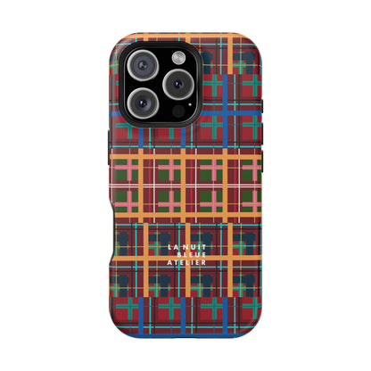 Multi Plaid No. 1 Impact-Resistant Phone Case
