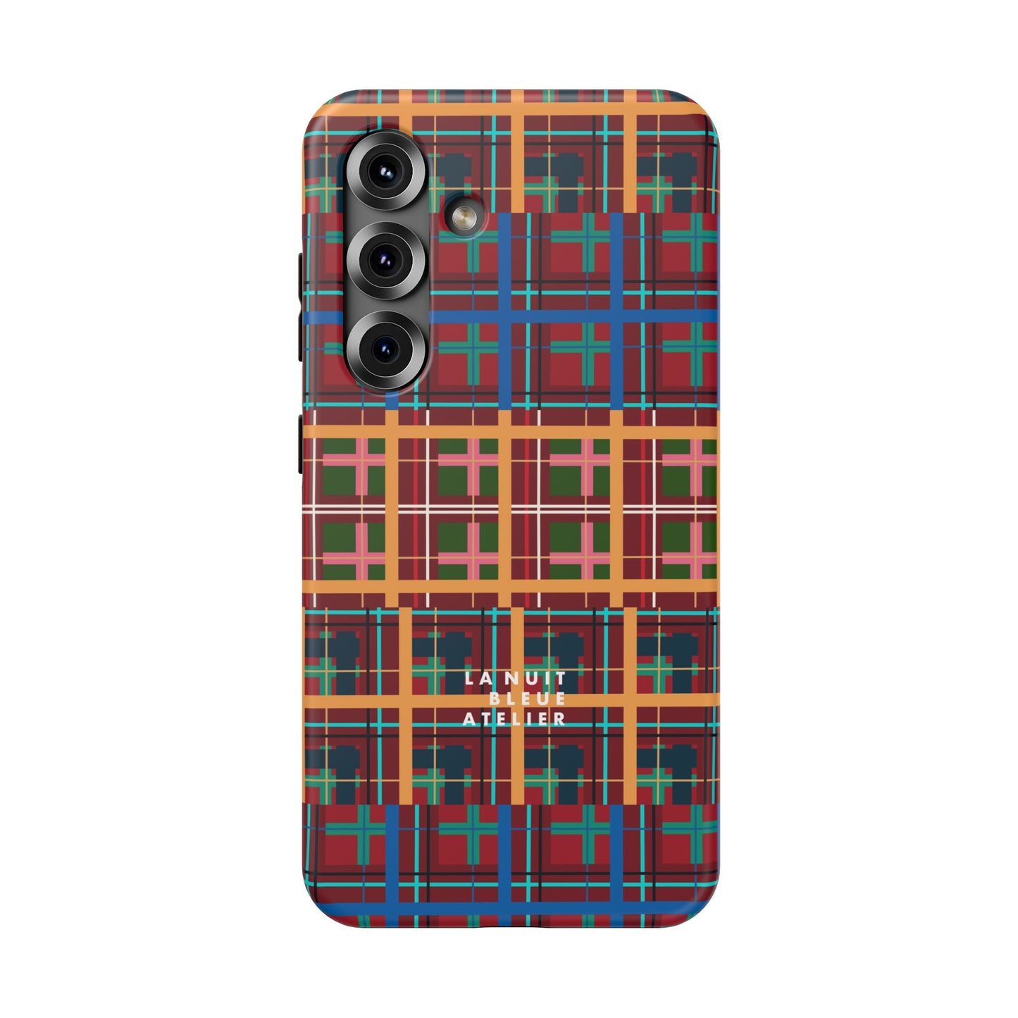 Multi Plaid No. 1 Impact-Resistant Phone Case