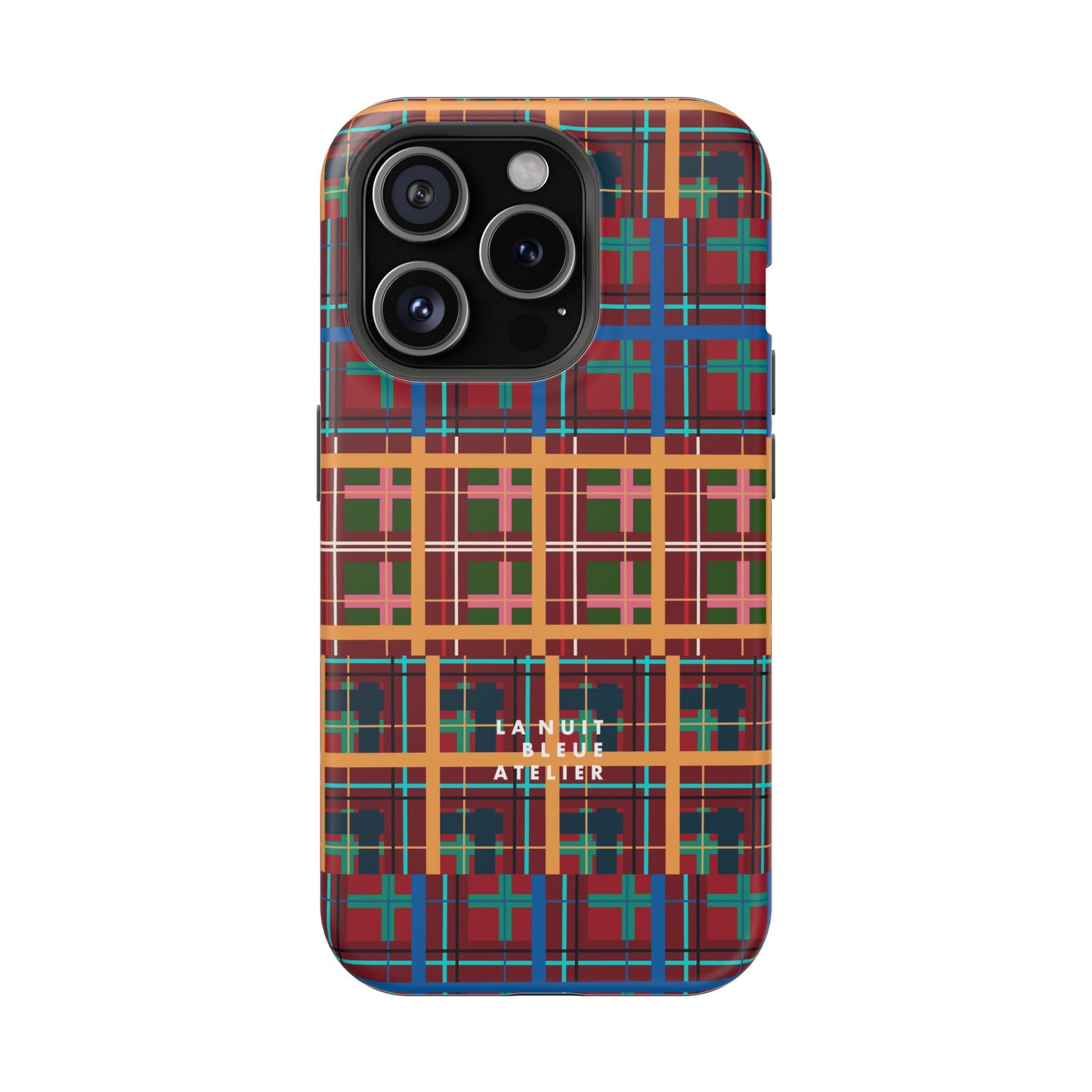 Multi Plaid No. 1 Impact-Resistant Phone Case