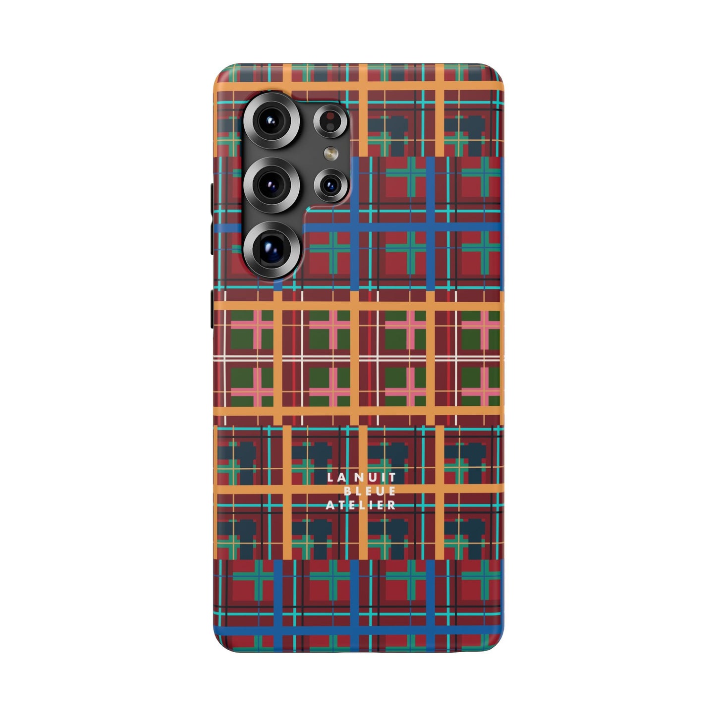 Multi Plaid No. 1 Impact-Resistant Phone Case