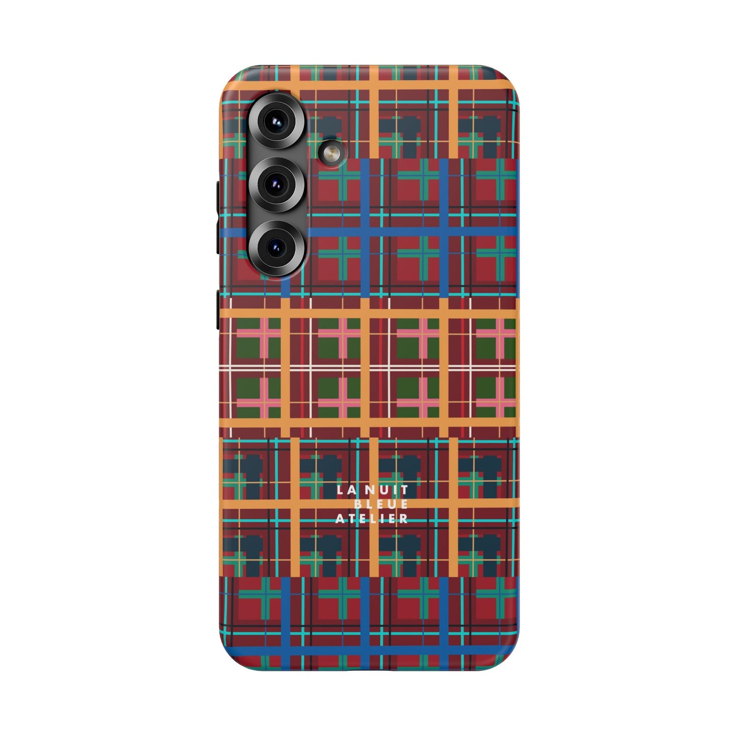 Multi Plaid No. 1 Impact-Resistant Phone Case