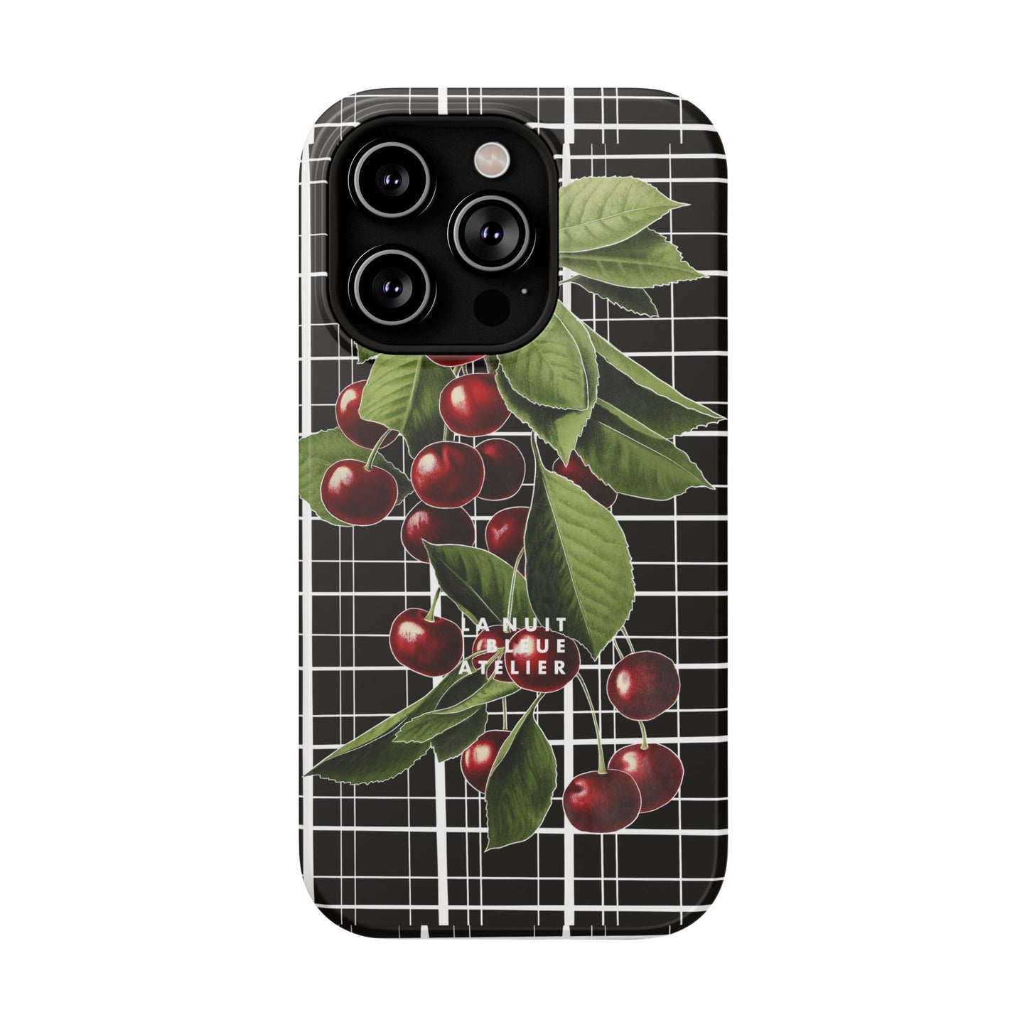 Cherry Plaid Impact-Resistant Phone Case