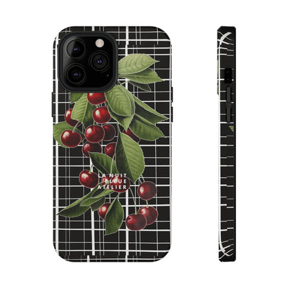 Cherry Plaid Impact-Resistant Phone Case
