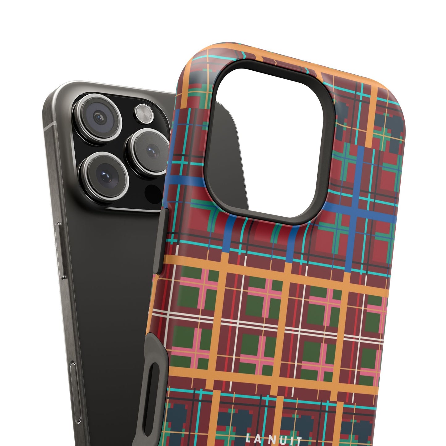 Multi Plaid No. 1 Impact-Resistant Phone Case