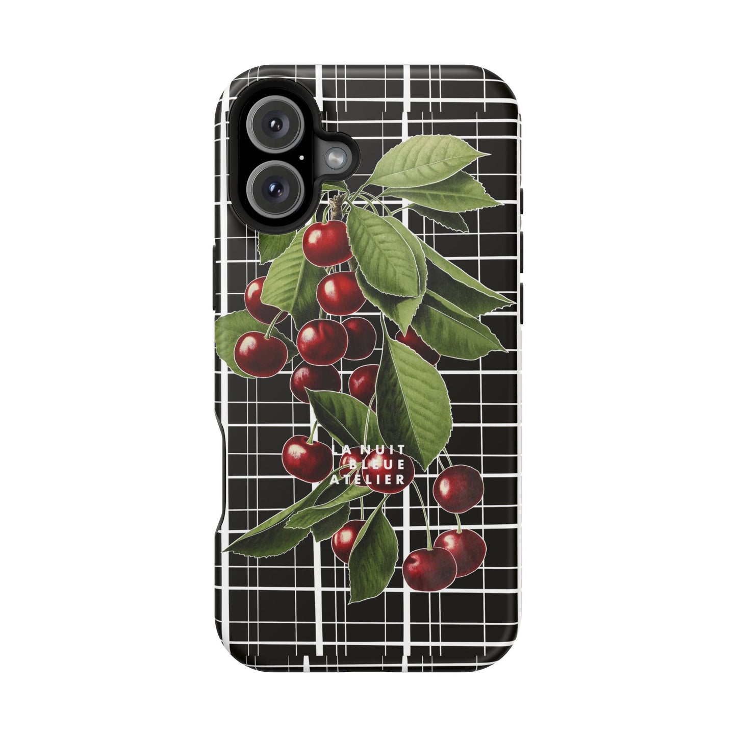 Cherry Plaid Impact-Resistant Phone Case