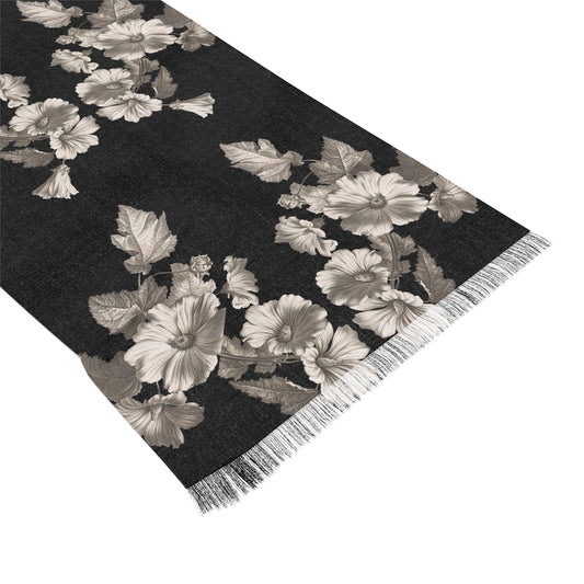 Noir Botanica No. 1.2 Lightweight Shawl