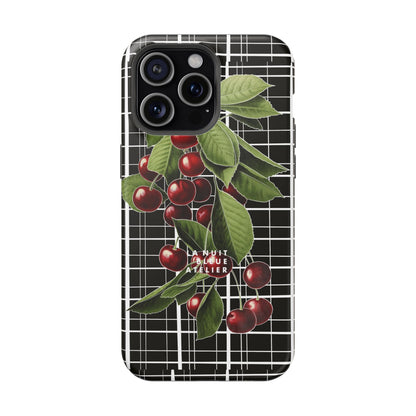 Cherry Plaid Impact-Resistant Phone Case