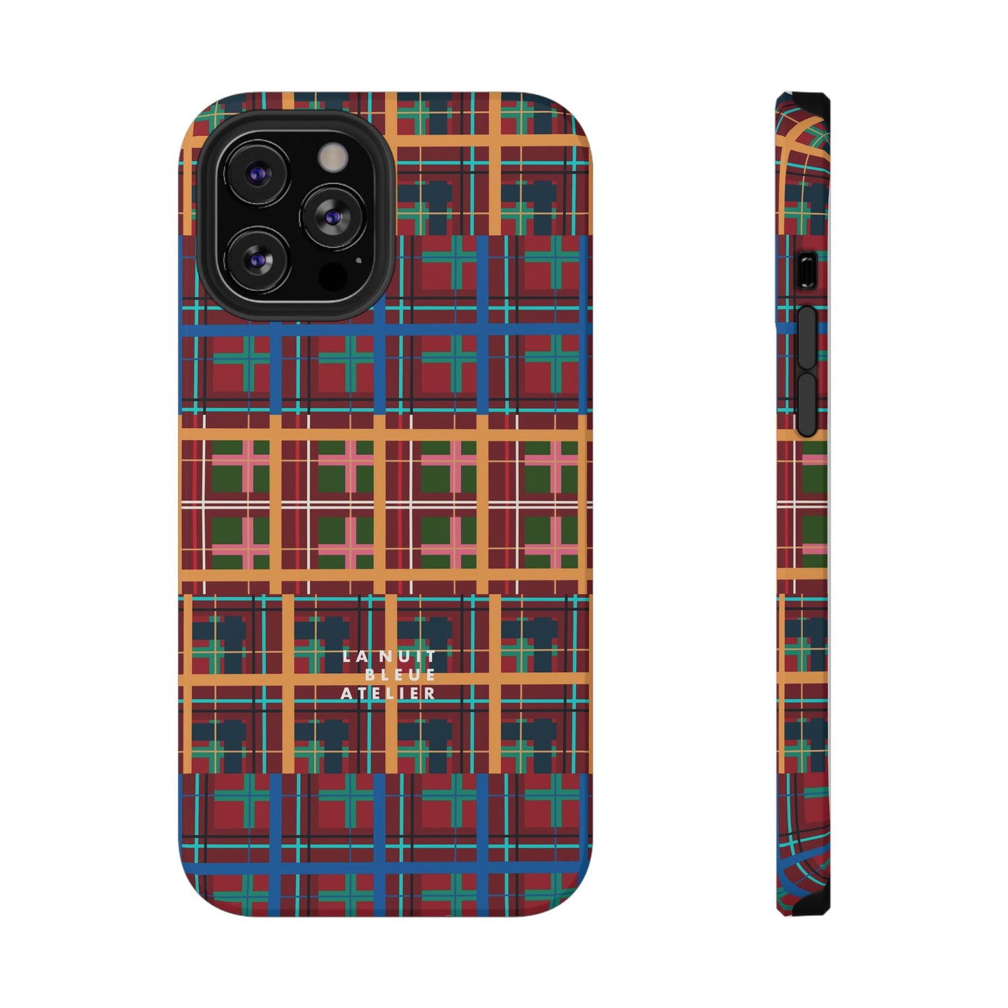 Multi Plaid No. 1 Impact-Resistant Phone Case