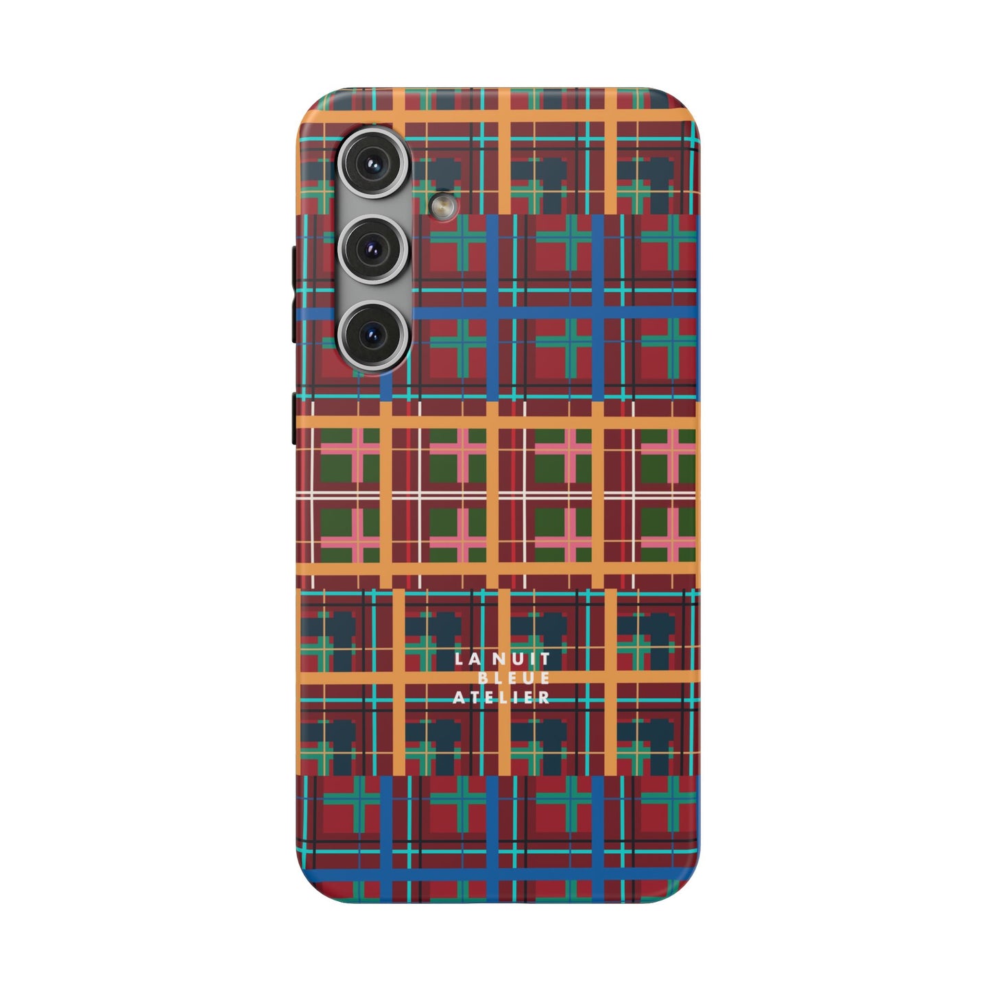 Multi Plaid No. 1 Impact-Resistant Phone Case